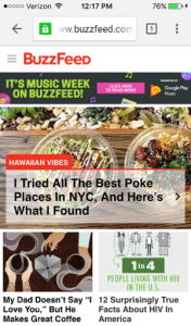 buzzfeed mobile site 1